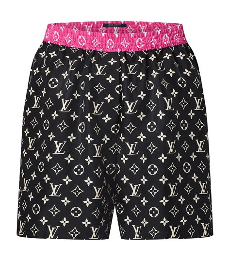 lv shorts black|louis vuitton print shorts.